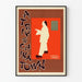 Vintage-Poster Wanddekoration A Trip to China Town