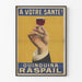 Vintage-Poster Quinquina Raspail – Prost auf Ihre Gesundheit