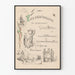 Vintage-Poster für Hochzeitsanzeige Amsterdam 1890