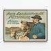 Vintage-Poster Landwirtschaftliche Ausstellung Aargau Aarau 1911 — gerahmtes Bild an der Wand