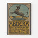 Vintage-Poster Abdera Kunst- und satirische Wanddekoration