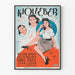 Vintage-Dekorationsposter "Film Abroad" mit Zwei Amerikanern