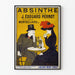 Vintage-Poster Absinthe Extra-Supérieure J. Édouard Pernot