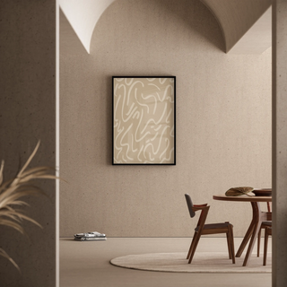 Tableau Bohème - Beige Träumerei | Kunstdruck Wanddekoration Bild Kopie