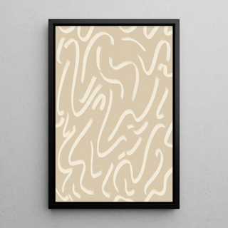 Boheme Poster - Beige Träumerei