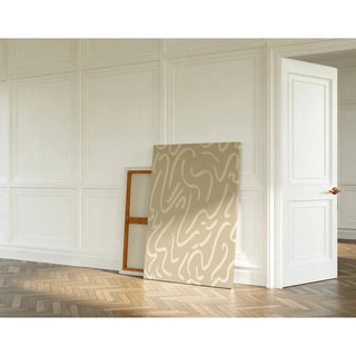 Tableau Bohème - Beige Träumerei | Kunstdruck Wanddekoration Bild Kopie