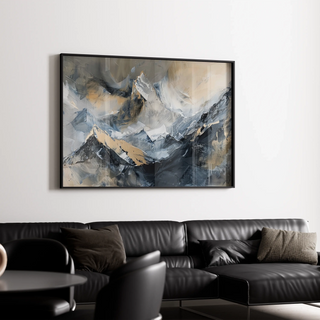 Abstrakte Tafel – Mineralische Erhebung