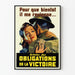 Vintage-Poster Kaufen Sie die Kriegsanleihen