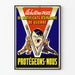 Vintage-Propagandaposter "Achetons Mehr Kriegssparzertifikate"