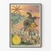 Vintage-Poster Achilles Ringen - Wanddekoration Radfahren Antik