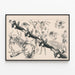 Vintage-Poster der bewegten Akrobaten — gerahmtes Bild an der Wand