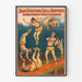 Vintage-Zirkus-Poster Adam Forepaugh und Sells Brothers