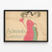 Vintage-Poster Admirals Casino - Retro-Wanddekoration — gerahmtes Bild an der Wand