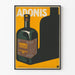 Vintage-Poster ADONIS Kräuterlikör mit aromatischer Pflanzenbasis