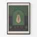 Vintage-Poster AEG Metallfaden-Lampe Wanddekoration im Retro-Stil