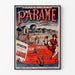 Vintage-Poster Bretagne – Paramé, Bucht von Saint-Malo, in einem feinen Rahmen an einer hellen Wand präsentiert.