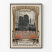 Vintage-Poster tschechischer Buchladen Notre-Dame de Paris
