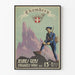 Vintage-Rekrutierungsplakat des 13. Bataillons der Alpenjäger Chambéry