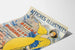 Vintage-illustriertes Poster für Wanddekoration - Druckerei Bulens Brüssel
