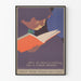 Vintage-Poster Lesung „Nach all dem – Es gibt nichts Besseres als ein gutes Buch!“