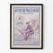 Vintage-Poster Nach dem Krieg ist vorbei - Wanddekoration Soldat und Erinnerung