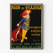 Vintage-Poster Agua de Vilajuiga für Wanddekoration