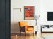 Vintage-Poster Luftfest mit Akrobaten und Fallschirmspringern