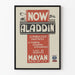 Aladdin-Poster - Vintage-Theater-Wanddekoration