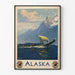 Vintage-Poster Alaska Northern Pacific North Coast Limited