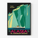 Vintage-Poster Alaska Taku-Gletscher von Canadian Pacific