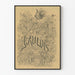 Vintage-Poster des Albums des Galliern - Alte Dekorative Illustration