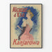 Vintage-Poster Alcazar d'Été Kanjarowa – Retro-Wanddekoration