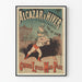 Vintage-Poster Alcazar d'Hiver Große Kämpfe mit Handplatte