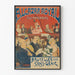 Vintage Dekorationsposter Alcazar Royal Brüssel