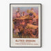 Vintage-Poster landwirtschaftliche Maschine Alfred Grodzki
