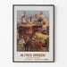 Vintage-Poster Wanddekoration - Alfred Grodzki Landmaschinen