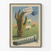 Vintage-Poster Algésal Baume gegen Rheuma