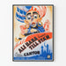 Vintage-Aushang Ali Baba Retro-Wanddekoration