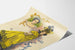 Vintage-Poster Alice von Sylva in Gelber Robe