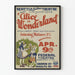 Vintage-Poster Alice im Wunderland Theater für kindliche Wanddekoration