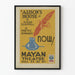Vintage-Poster 'Alison's House' – Poetische Theater-Wanddekoration