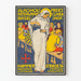 Vintage-Poster für das alkoholfreie Restaurant Clara Hof in Basel