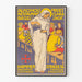 Vintage-Poster des alkoholfreien Restaurants Clara Hof in Basel