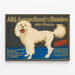 Vintage-Poster Ausstellung Hund Berlin 1910 — gerahmtes Bild an der Wand