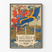 Vintage-Poster Ausstellung Kunst und Industrie Stockholm 1897