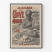 Vintage-Poster All'Oasi di Giove Ammone Reise Italien