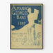 Altes Poster Almanach Georges Bans 1897 im Stil der dekorativen Kunst