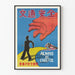Verkehrssicherheits-Poster Always Be Careful - Vintage-Wanddekoration