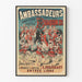 Vintage-Poster Ambassadeurs Badaboum XIX Wanddekoration