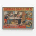 Vintage-Poster Les Quatre Vendômes Blanchisserie Musicale — gerahmtes Bild an der Wand